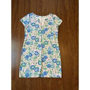 Lilly Pulitzer Size XL Sophiletta Dress Conch Shell Pink Rumor Has It Floral